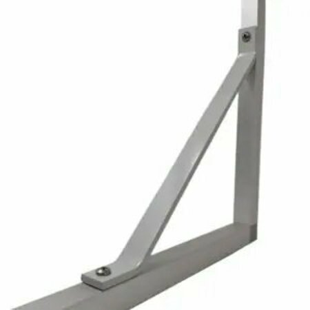 EZTUBE Steel Support Brace for Right-Angles  Gray 100-200 GY